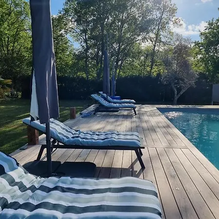 La Parenthese Du Las, Maison D'hotes, Piscine Et Spa, Entre Bordeaux Et Cap Ferret 4* סן-ז'אן-ד'אילה
